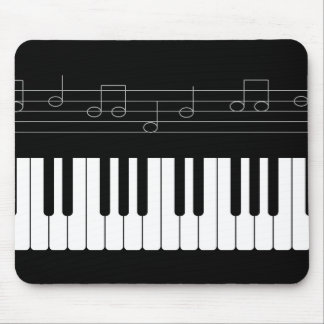 Piano keyboard mouse pad