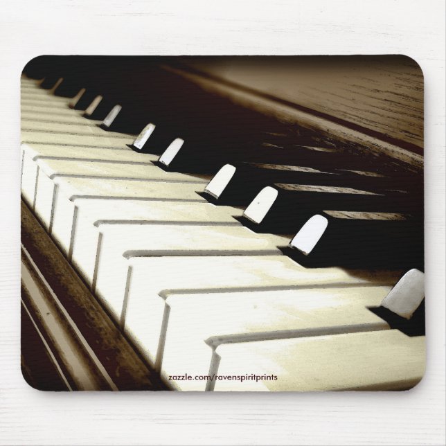 Piano Keyboard Music-amoureux du Tapis de souris d (Devant)
