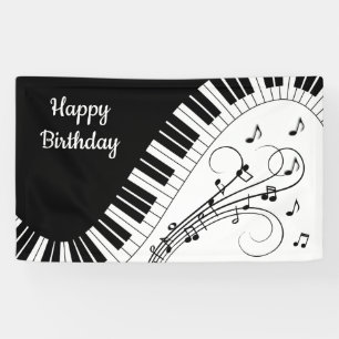 Piano Keyboard Music Design   Banner
