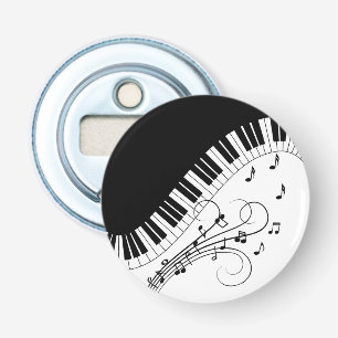 Piano Keyboard Music Design Bottle Opener