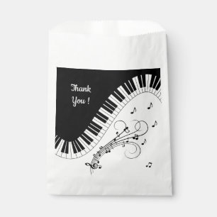 Piano Keyboard Music Design   Favour Bag
