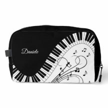 Piano Keyboard Music Design w/ Name