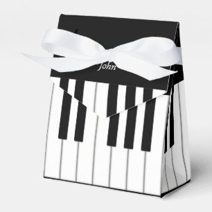 Piano Keyboard Music Event Recital Personalized Favor Box