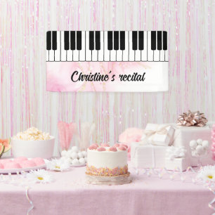 Piano keyboard music recital sign performance