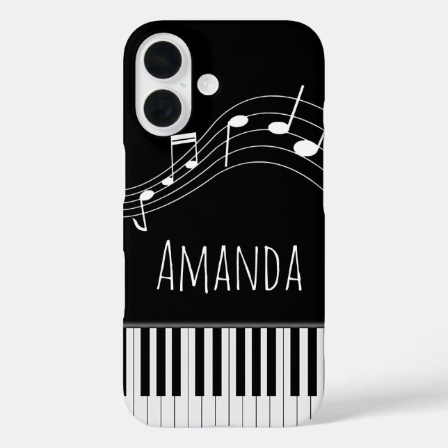 Piano Keyboard & Musical Notes Case-Mate iPhone Case
