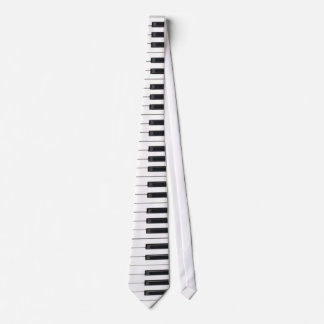 Piano keyboard necktie