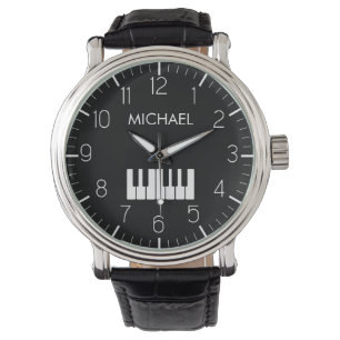 Piano Keyboard Personalized Musician's Watch