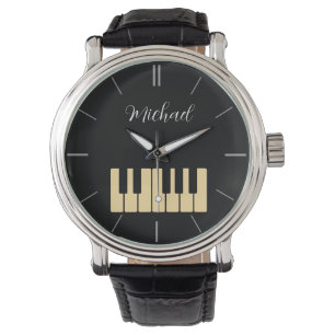Piano Keyboard Personalized Musician's Watch
