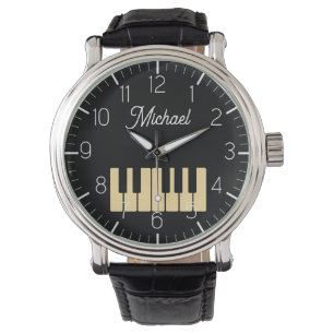 Piano Keyboard Personalized Musician's Watch