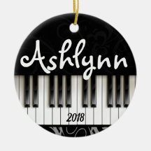 Piano Keyboard Personalized Pianist Musician Gift