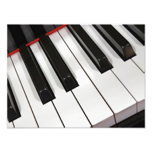 Piano Keyboard Photo Print