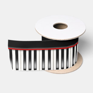 Piano Keyboard Satin Ribbon
