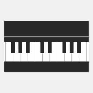 Piano keyboard sticker