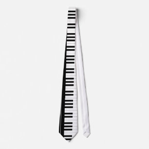 Piano keyboard tie