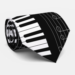 Piano keyboard tie