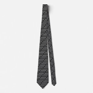 Piano keyboard tie