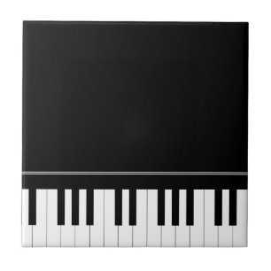 Piano keyboard tile
