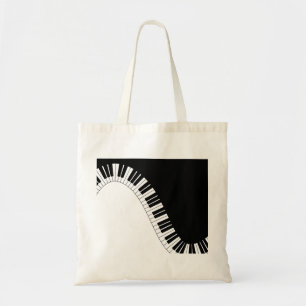 Piano Keyboard Tote Bag