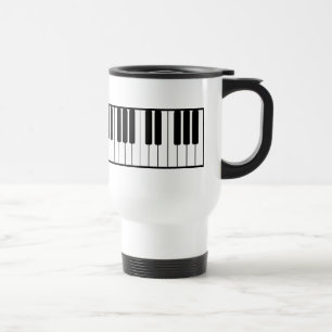 Piano Keyboard Travel Mug