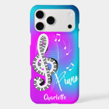 Piano Keyboard Treble Clef Music Personnalisé