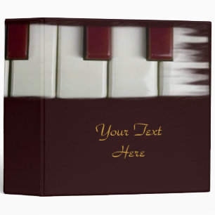 Piano Keys Avery Binder