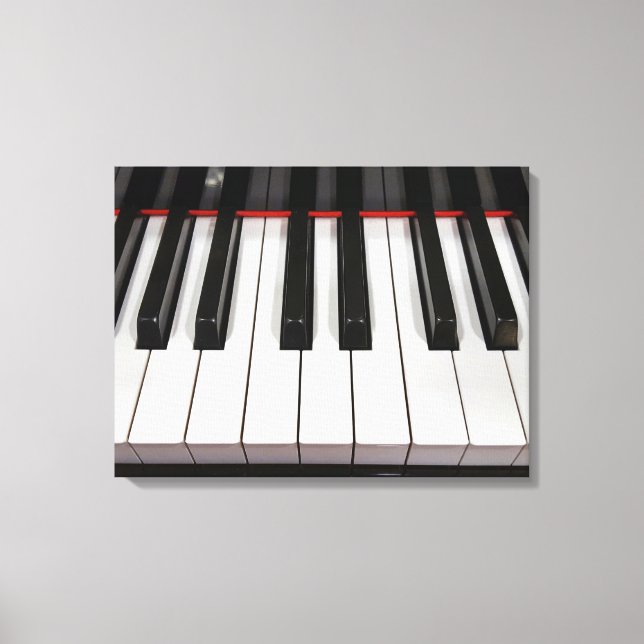 piano keys canvas print (Front)