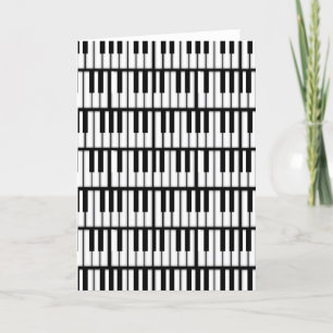 Piano Keys Card