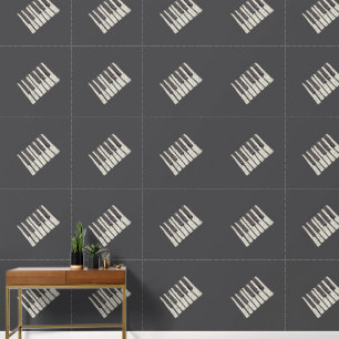 Piano Keys Drawing Wallpaper