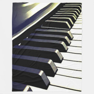 PIANO KEYS  FLEECE BLANKET