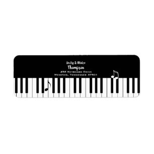 Piano Keys Keyboard Return Address