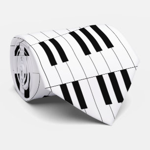Piano Keys Keyboard Tie