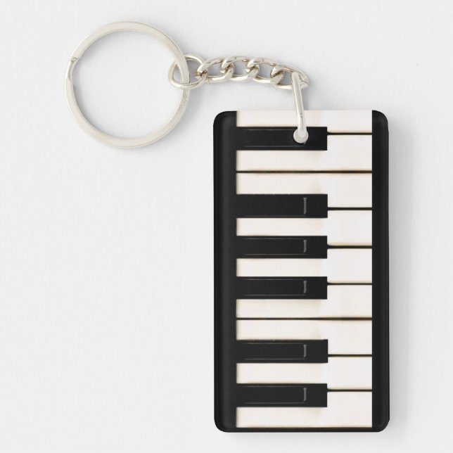 Piano Keys Keychain (Front)