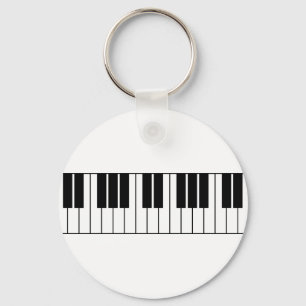 Piano Keys Keychain