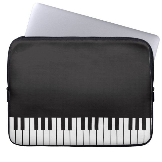 Piano Keys Laptop Sleeve (Front)