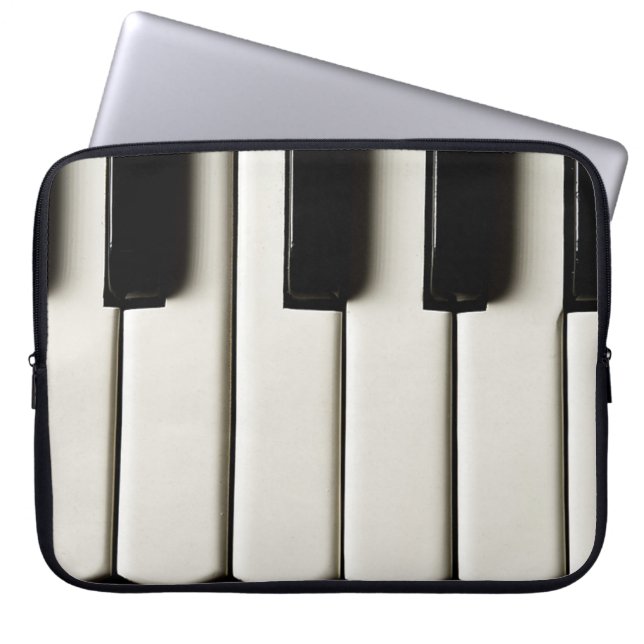 Piano Keys Laptop Sleeve (Front)