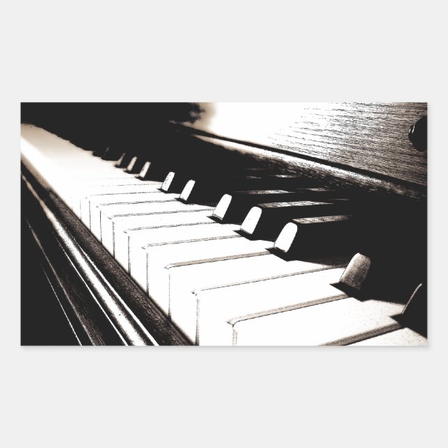 Piano Keys Macro Sticker (Front)
