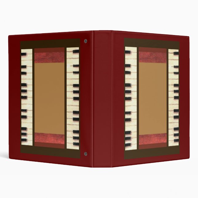 piano keys music border  binder (Background)