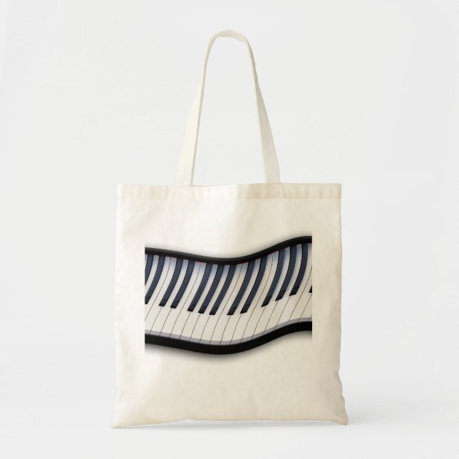 PIANO KEYS Music Lover Carry Tote Bag (Front)