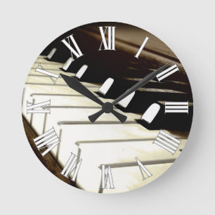 Piano Keys Music Lover's Wall Clock
