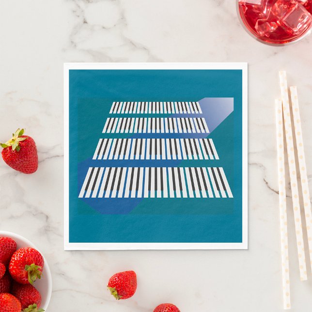 Piano Keys Music Napkins (Creator Uploaded)