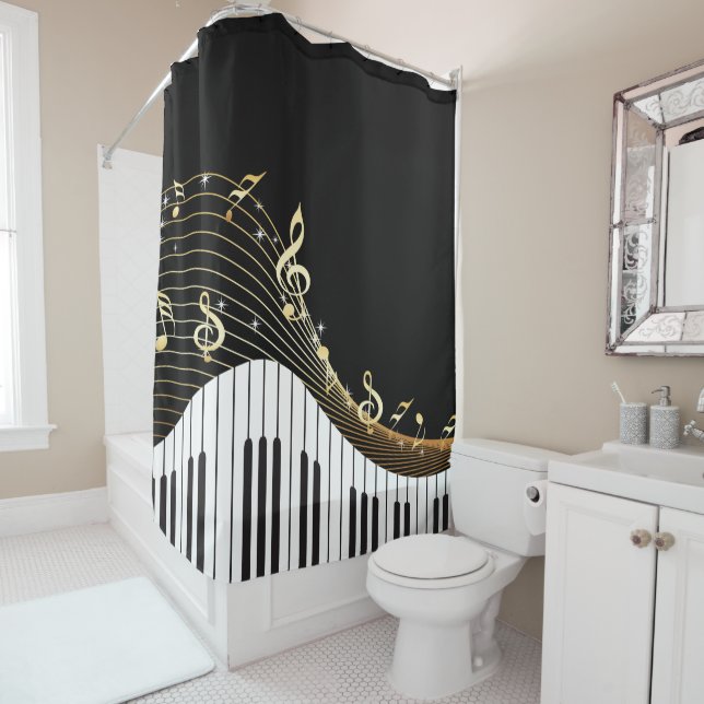 Piano Keys Music Wave (In Situ)