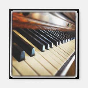 Piano Keys Musique Cadeaux Carré Frigo Magnet