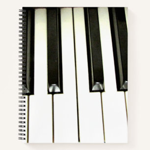 Piano Keys Notebook