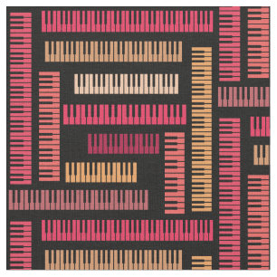 Piano Keys Pattern  Fabric