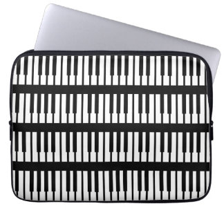 Piano Keys Pattern Laptop Sleeve