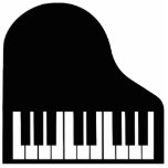 Piano keys photo sculpture keychain<br><div class="desc">You can TRANSFER this DESIGN to other Zazzle products. The designs are made in high-resolution vector graphics for a professional print. Thank you for choosing my designs and stopping by store Pedro Vale.</div>