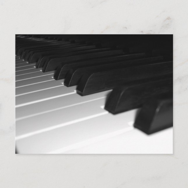Piano Keys Postcard (Front)