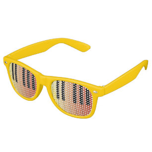 Piano Keys Retro Sunglasses
