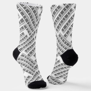 Piano Keys Socks