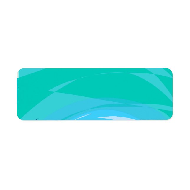 PIANO KEYS & STARS Bar Bat Mitzvah Address Label (Front)